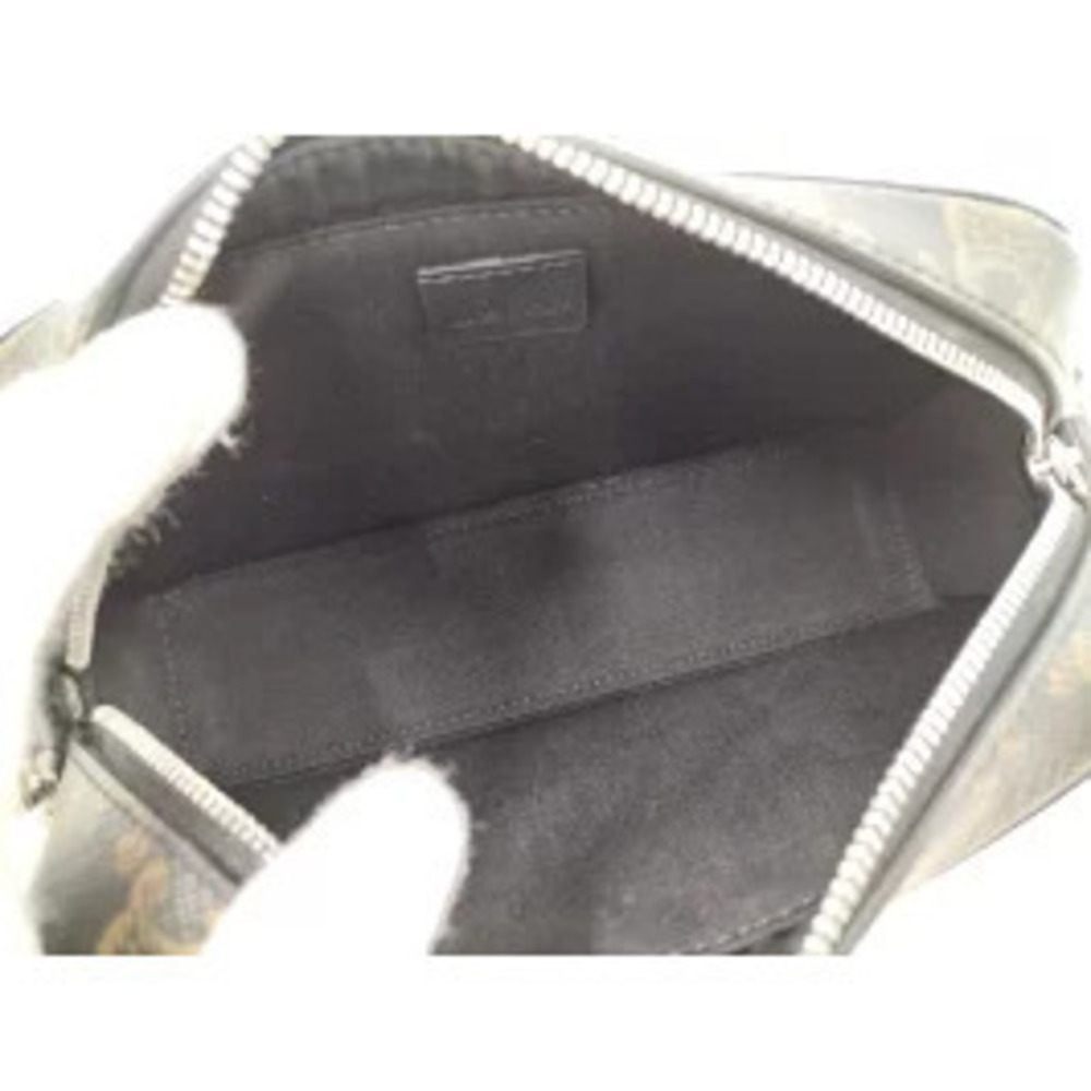 CELINE Triomphe Shoulder Bag Leather Black - Picture 9 of 9